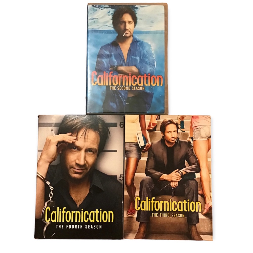 CALIFORNICATION - 2nd, 3rd & 4th Seasons DVDs